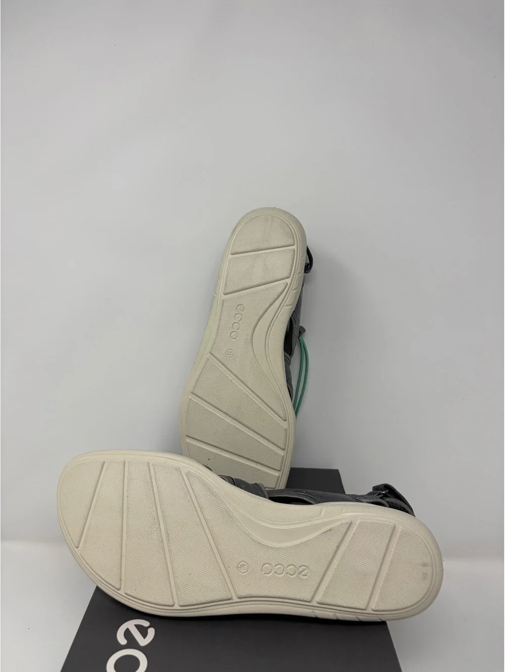 ECCO Dark Shadow Metallic Sandals Size 39 / US 8-8.5